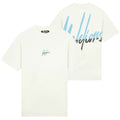 Malelions Oversized Split T-shirt Off White