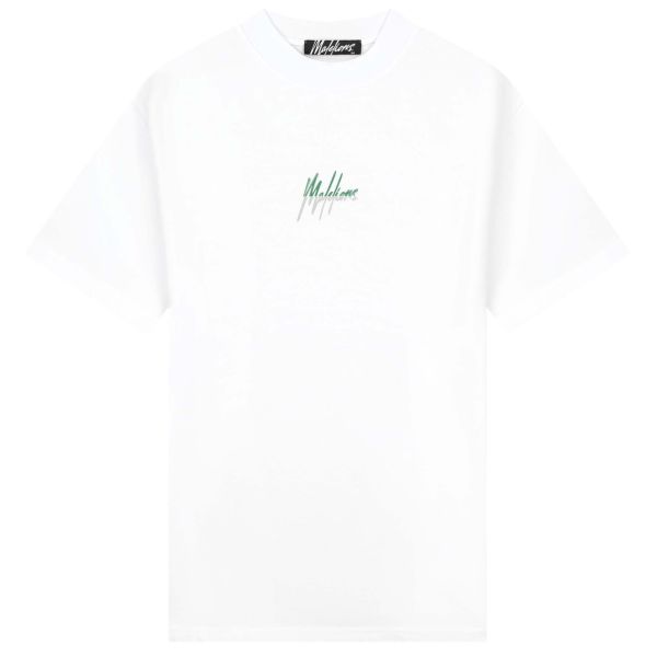 Malelions Oversized Split T-shirt Wit