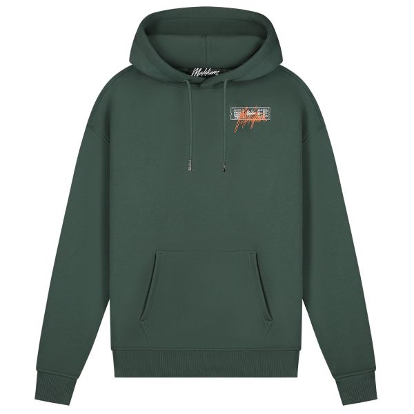 Malelions Oversized Ticket Hoodie Donker Groen