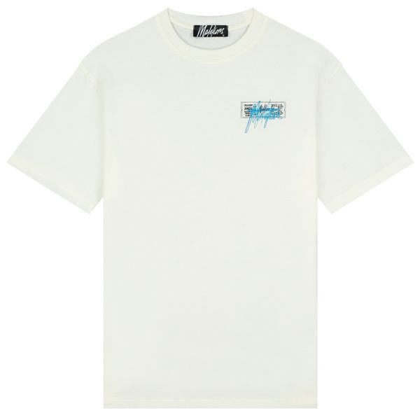 Malelions Oversized Ticket T-shirt Off White