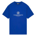 Malelions Oversized Worldwide T-shirt Blauw