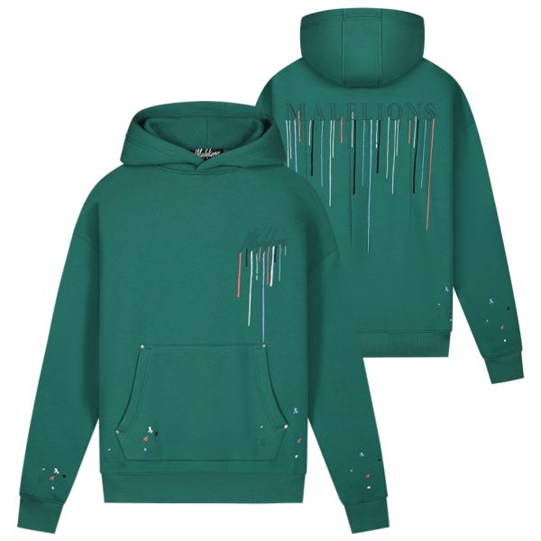 Malelions Painter Hoodie Blauw