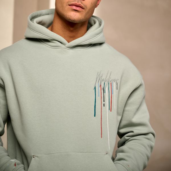 Malelions Painter Hoodie Grijs