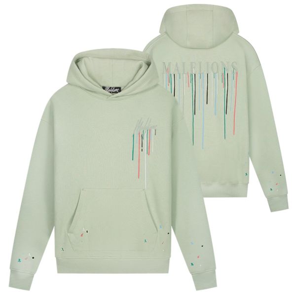 Malelions Painter Hoodie Grijs