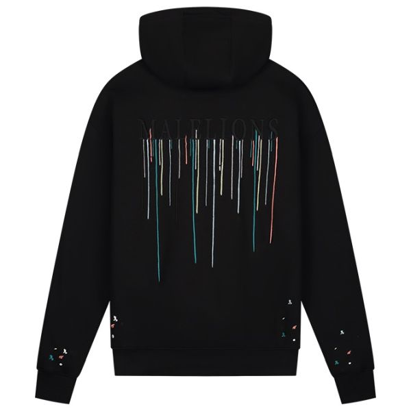 Malelions Painter Hoodie Zwart