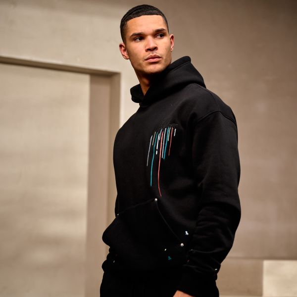 Malelions Painter Hoodie Zwart