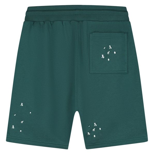 Malelions Painter Korte Broek Donker Groen