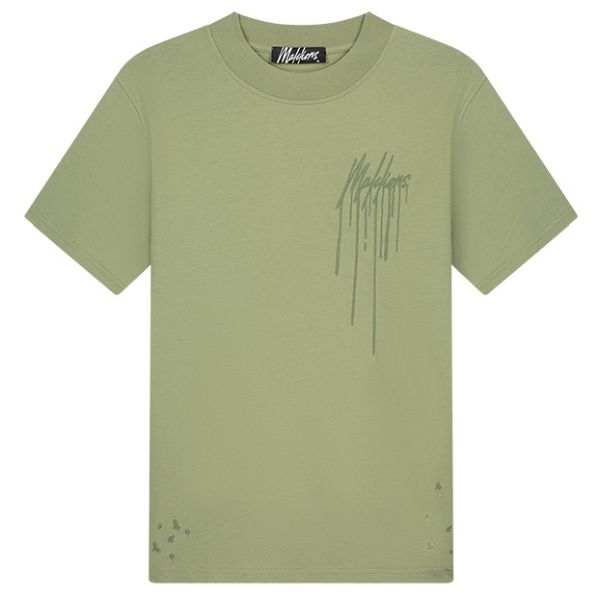 Malelions Painter T-shirt Licht Groen