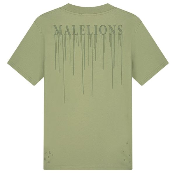 Malelions Painter T-shirt Licht Groen