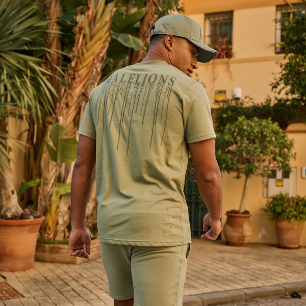 Malelions Painter T-shirt Licht Groen