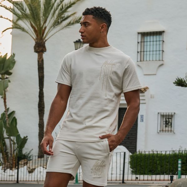 Malelions Painter T-shirt Off White