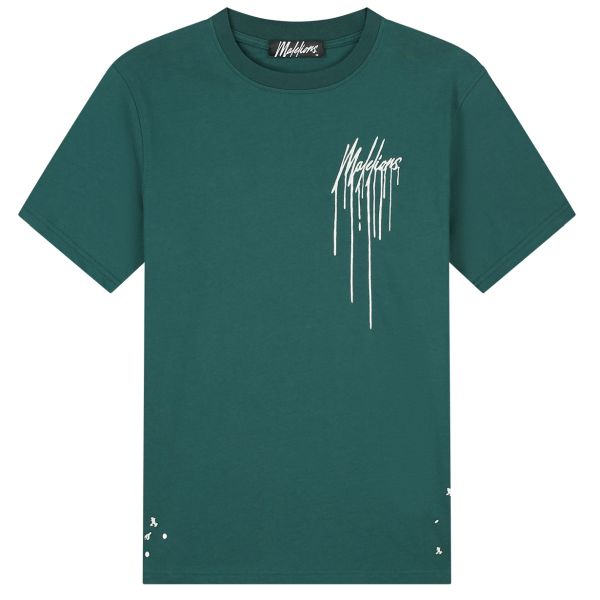 Malelions Painter T-shirt Donker Groen