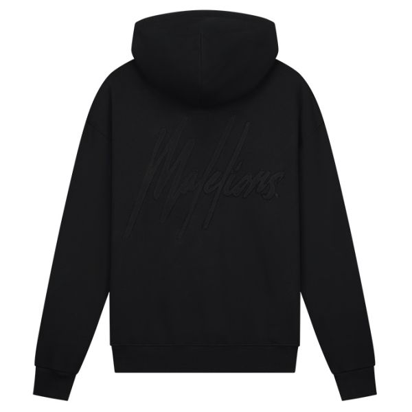 Malelions Patchwork Hoodie Zwart