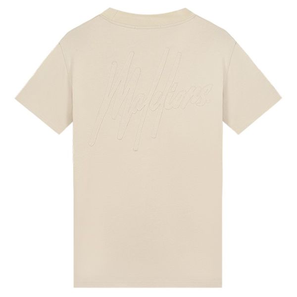 Malelions Patchwork T-shirt Beige