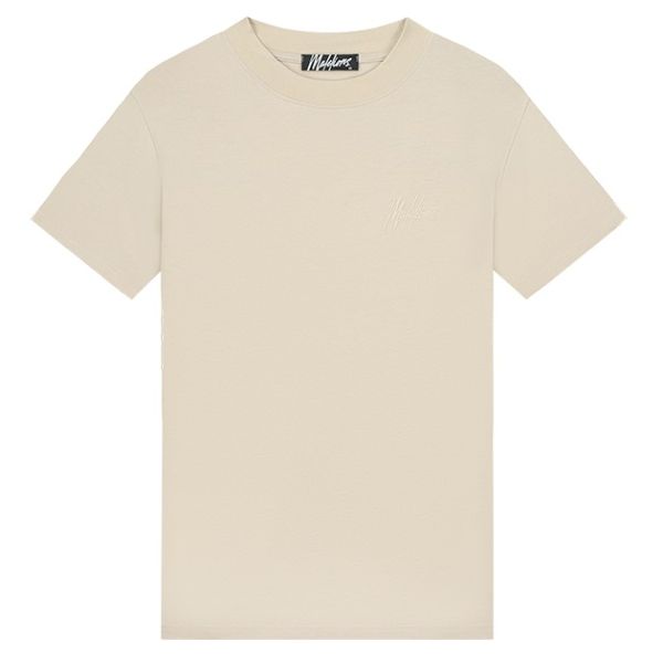 Malelions Patchwork T-shirt Beige