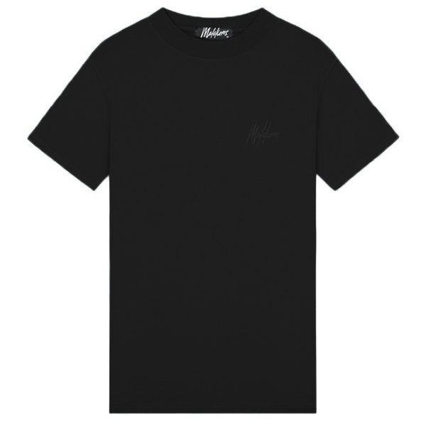 Malelions Patchwork T-shirt Zwart