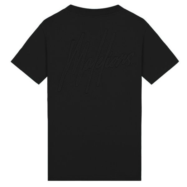 Malelions Patchwork T-shirt Zwart