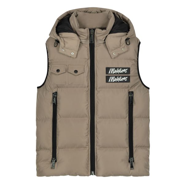 Malelions Pocket Bodywarmer Beige