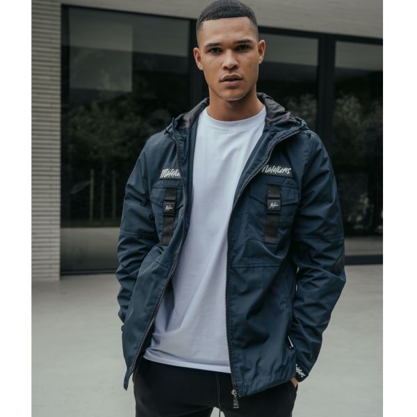 Malelions Pocket Cargo Jas Navy