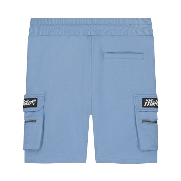 Malelions Pocket Cargo Korte Broek Licht Blauw
