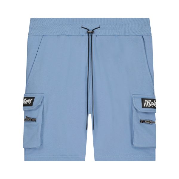 Malelions Pocket Cargo Korte Broek Licht Blauw