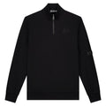 Malelions Pocket Quarter Zip Sweater Zwart