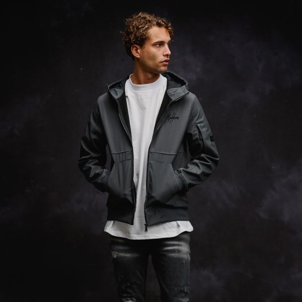 Malelions Pocket Softshell Jack Antraciet