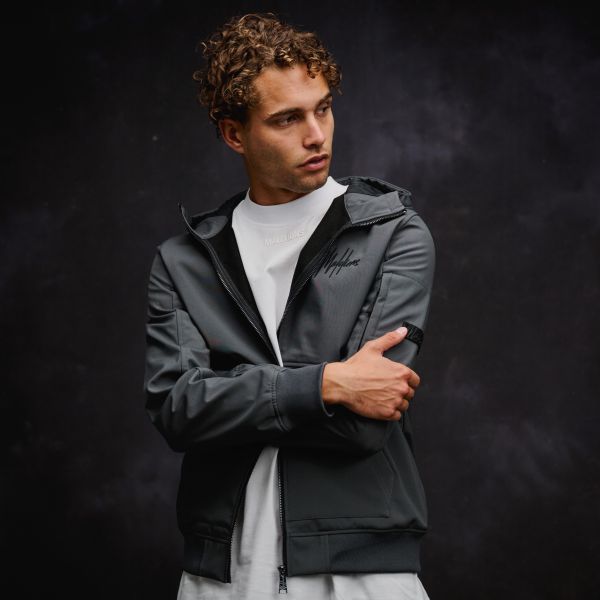 Malelions Pocket Softshell Jack Antraciet