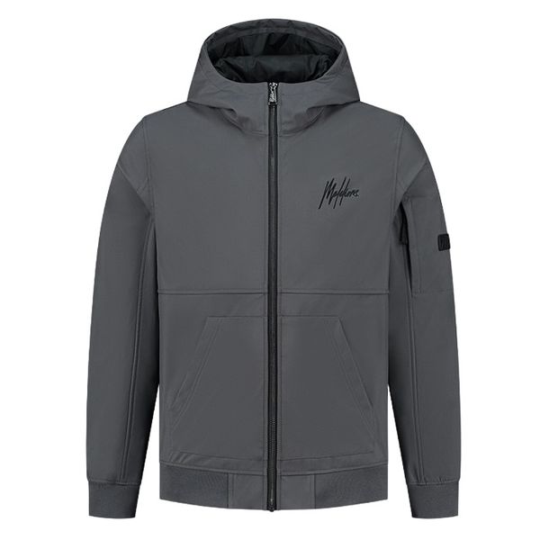 Malelions Pocket Softshell Jack antraciet