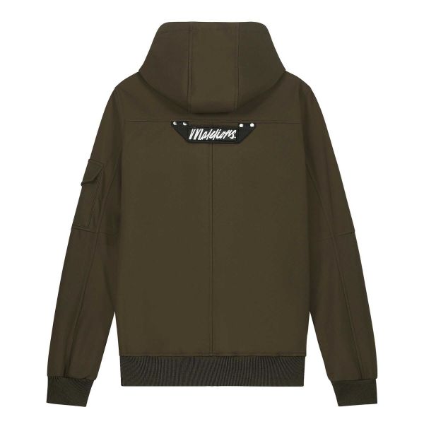 Malelions Pocket Softshell Jack Donker Groen