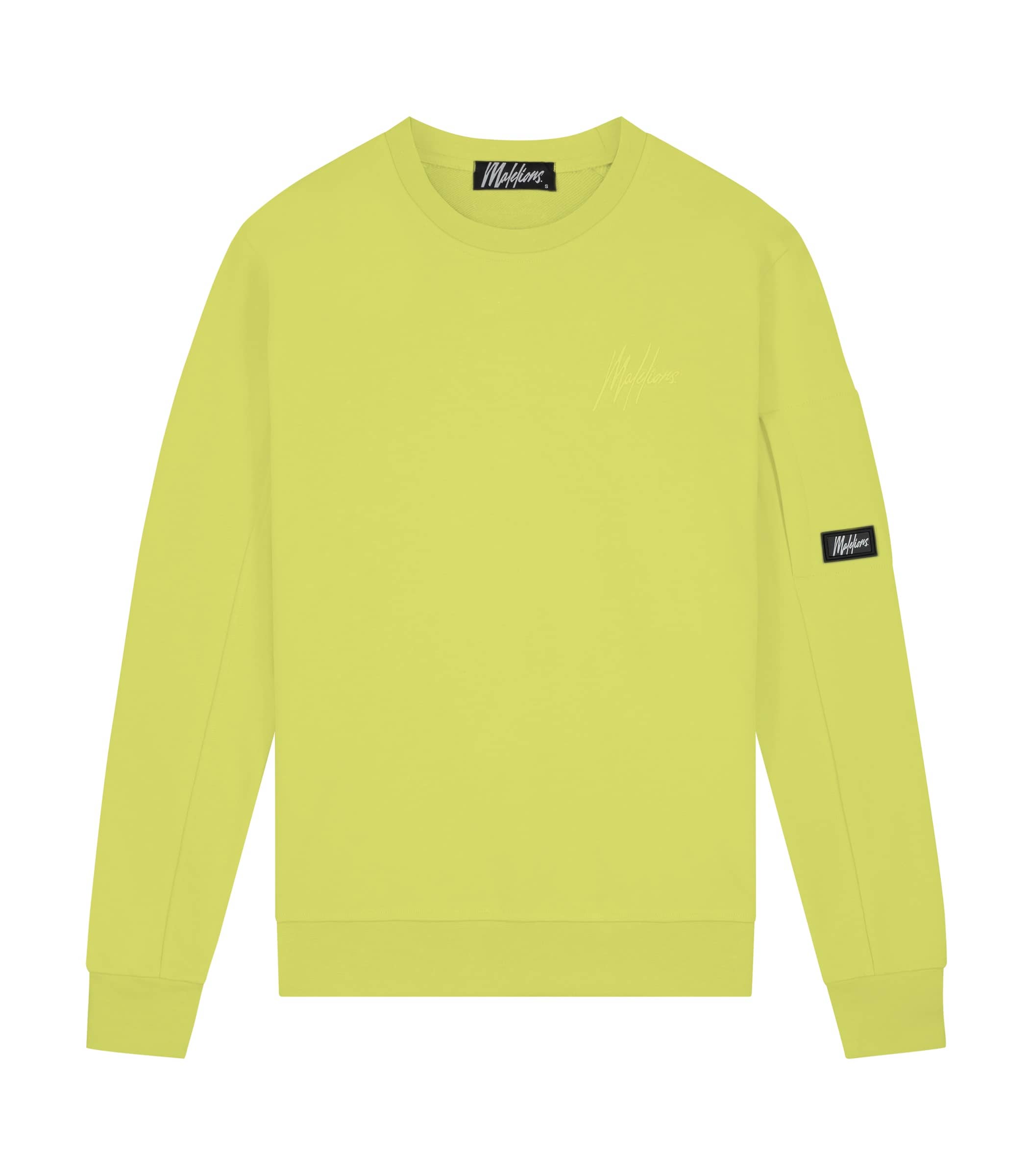 Malelions Pocket Sweater Licht Groen