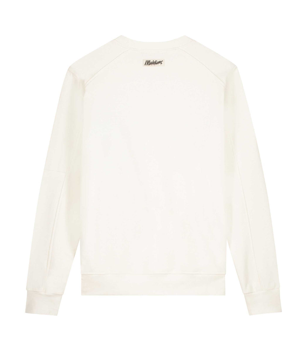 Malelions Pocket Sweater Off White