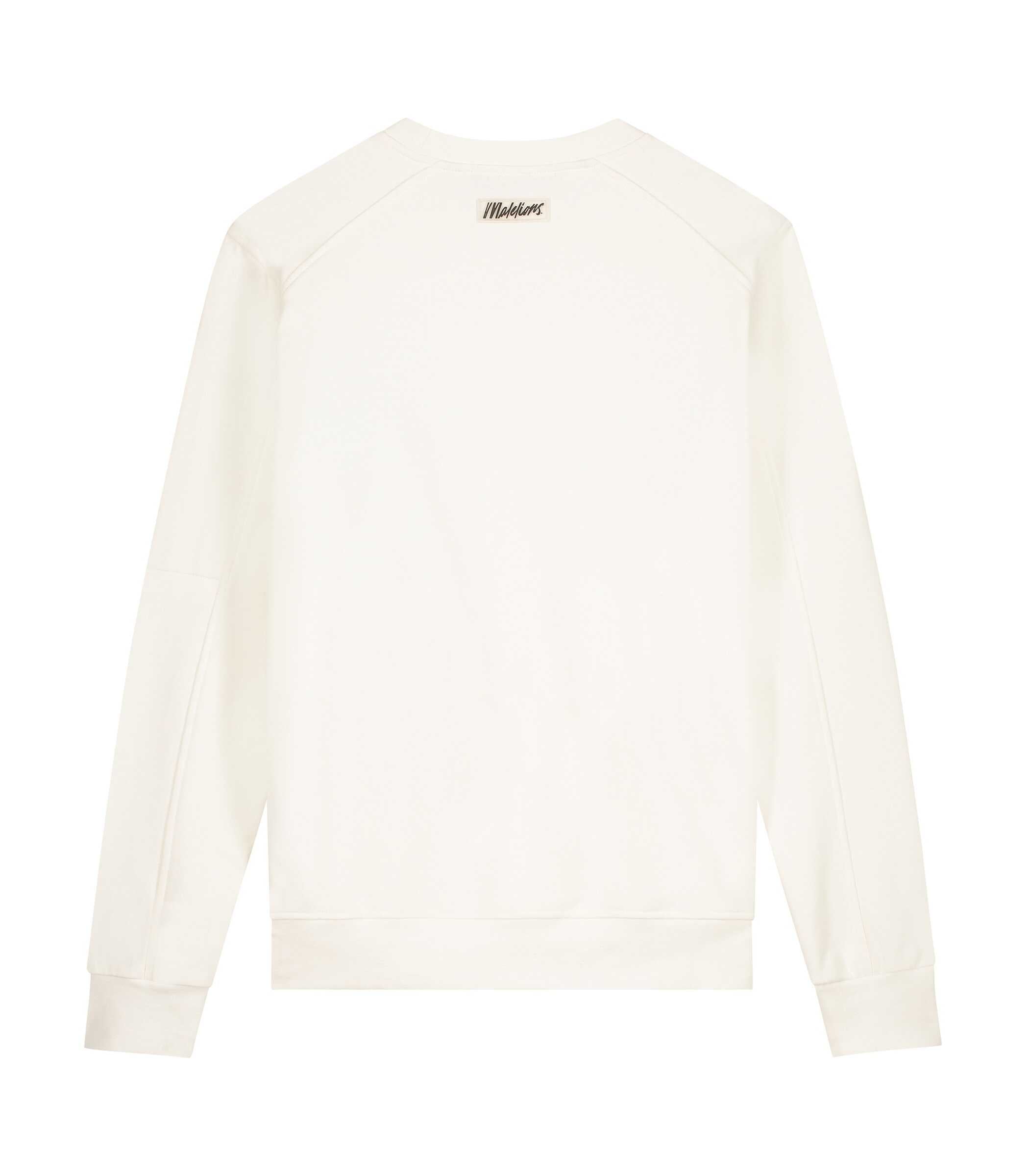 Malelions Pocket Sweater Off White