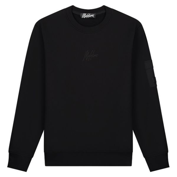 Malelions Pocket Sweater Zwart