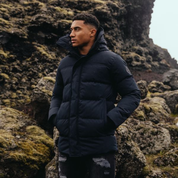 Malelions Porter Parka Navy
