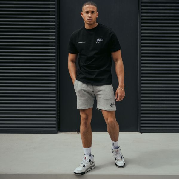 Malelions Regular Korte Broek Grijs