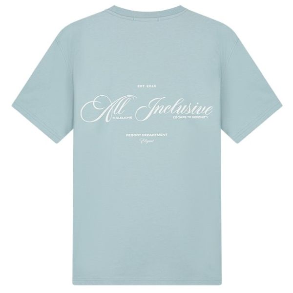 Malelions Resort T-shirt Licht Blauw