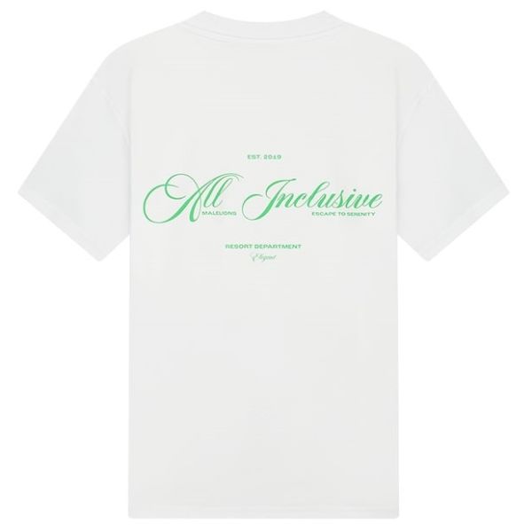 Malelions Resort T-shirt Wit