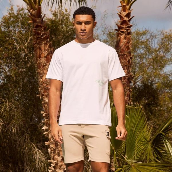 Malelions Resort T-shirt Wit