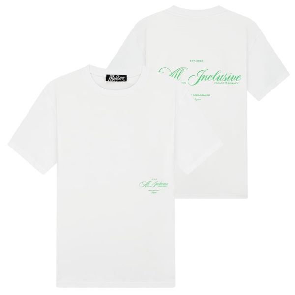 Malelions Resort T-shirt Wit