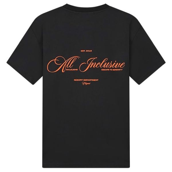 Malelions Resort T-shirt Zwart