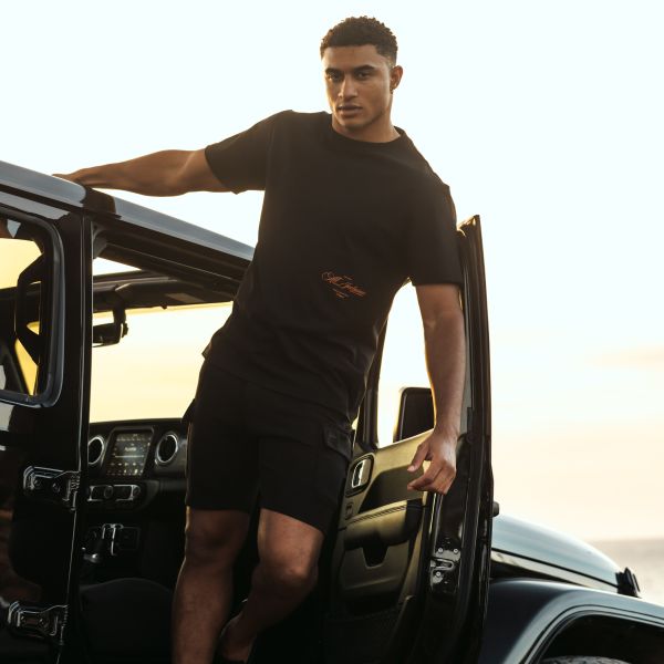 Malelions Resort T-shirt Zwart