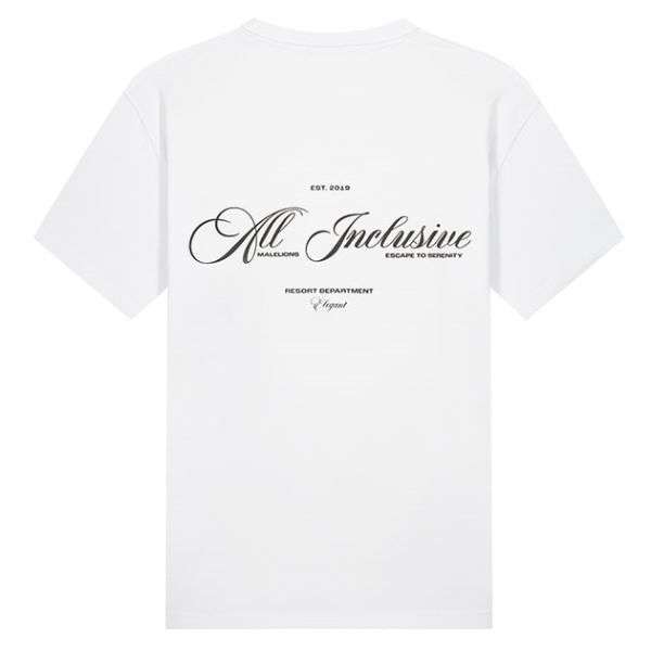 Malelions Resort T-shirt Wit