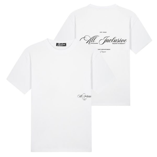 Malelions Resort T-shirt Wit