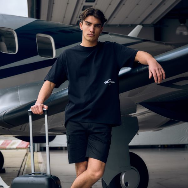 Malelions Resort T-shirt Zwart