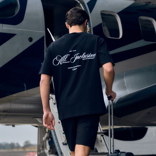 Malelions Resort T-shirt Zwart