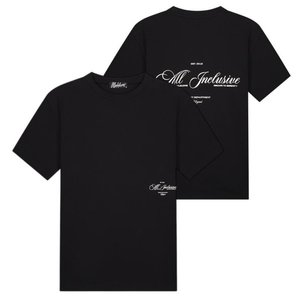 Malelions Resort T-shirt Zwart