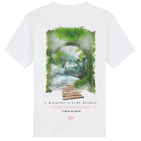 Malelions Retreat T-shirt Wit