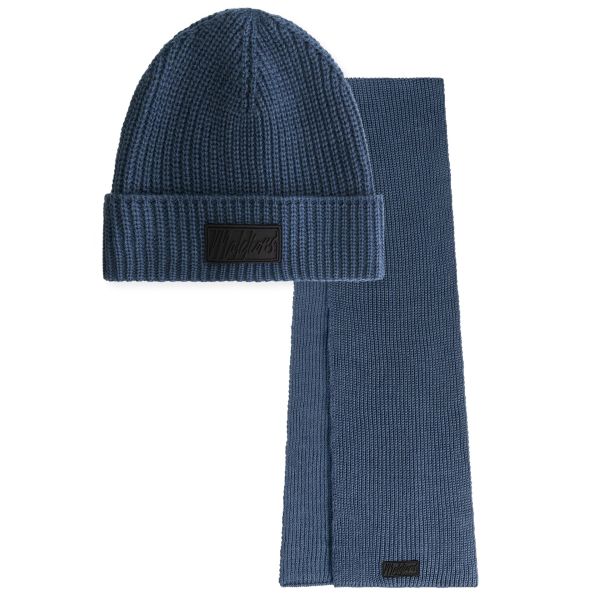 Malelions Ribbed Winterset Blauw
