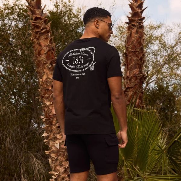 Malelions Serenity T-shirt Zwart
